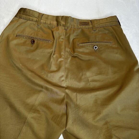 C. C. Filson Co 14015 Men's Cotton Khaki Brown Flat Front Pants Size 35x29 - Picture 8 of 11